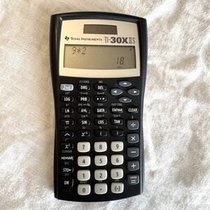 Texas Instruments TI-30X IIS Scientific Calculator Black Gray Solar Works